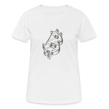 Bitcoin - Women's Breathable T-Shirt - white - Front - AI Model Female 172 dark (172cm)