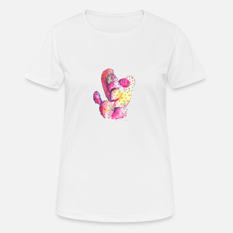 cactus - Women's Breathable T-Shirt - white