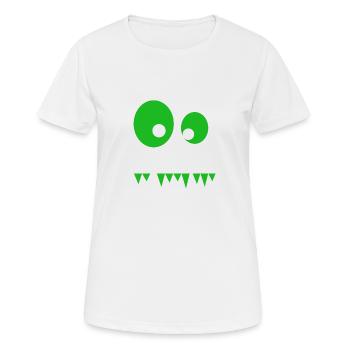 monster - Women's Breathable T-Shirt - white - Front - AI Model Female 172 dark (172cm)