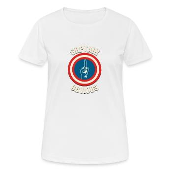 Captain Obvious - Women's Breathable T-Shirt - white - Front - AI Model Female 172 dark (172cm)