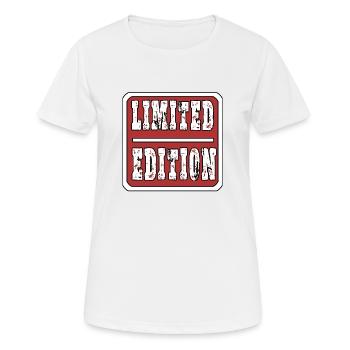 Edition limited édition - T-shirt respirant Femme - blanc - Devant - AI Model Female 172 dark (172cm)