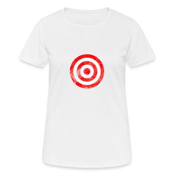target - Women's Breathable T-Shirt - white - Front - AI Model Female 172 dark (172cm)