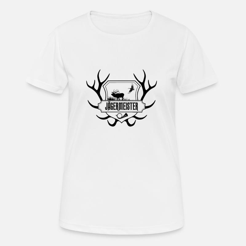 HUNTER - Women's Breathable T-Shirt - white