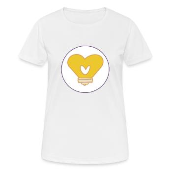 Lucky beari lightbulb - Women's Breathable T-Shirt - white - Front - AI Model Female 172 dark (172cm)