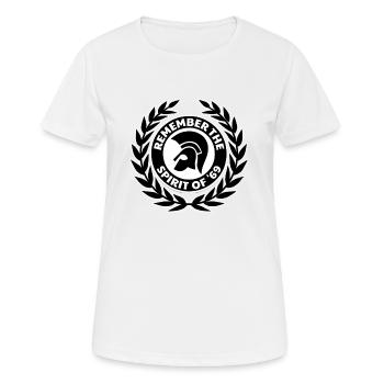Erinnern Sie sich an den Geist des 69-Designs - Frauen T-Shirt atmungsaktiv - Weiß - Vorne - AI Model Female 172 dark (172cm)