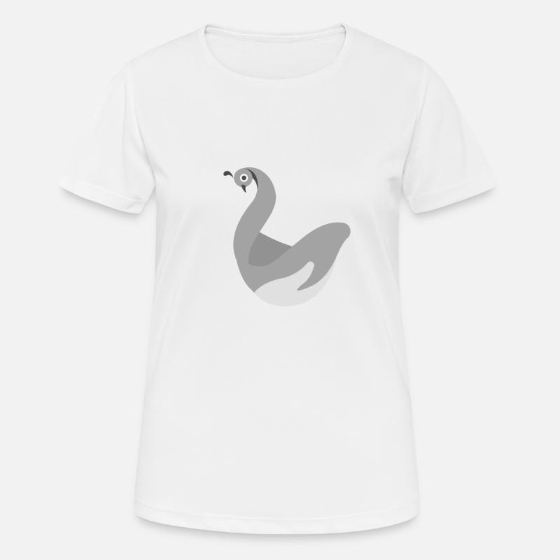 swan - Women's Breathable T-Shirt - white