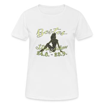 Sternzeichen Jungfrau - Frauen T-Shirt atmungsaktiv - Weiß - Vorne - AI Model Female 172 dark (172cm)