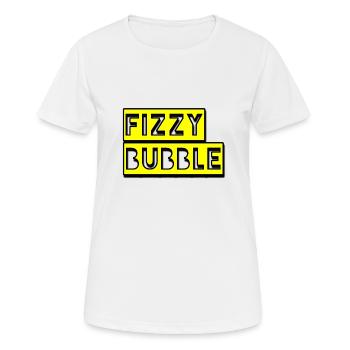 FIZZY BUBBLE - T-shirt respirant Femme - blanc - Devant - AI Model Female 172 dark (172cm)