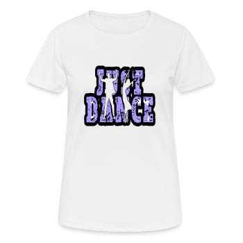 Tanzen Dance - Frauen T-Shirt atmungsaktiv - Weiß - Vorne - AI Model Female 172 dark (172cm)