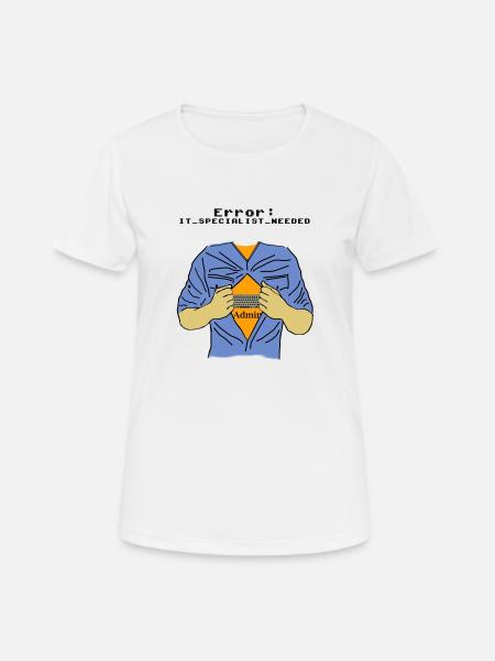 IT-specialist - Women's Breathable T-Shirt - white