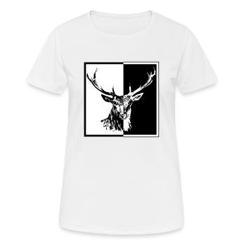 Deer - Women's Breathable T-Shirt - white - Front - AI Model Female 172 dark (172cm)