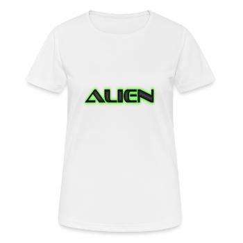 Alien - Women's Breathable T-Shirt - white - Front - AI Model Female 172 dark (172cm)