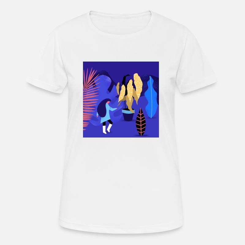 magic plants - Women's Breathable T-Shirt - white