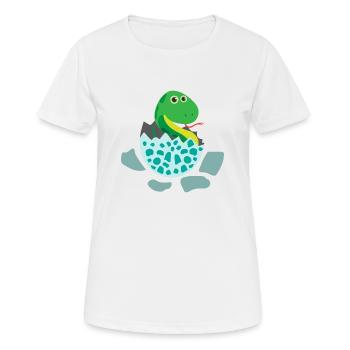 Baby snake hatch - gift idea - Women's Breathable T-Shirt - white - Front - AI Model Female 172 dark (172cm)