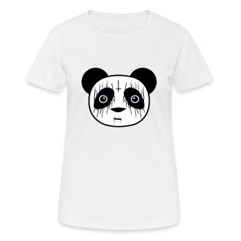Panda en métal - T-shirt respirant Femme - blanc - Devant - AI Model Female 172 dark (172cm)