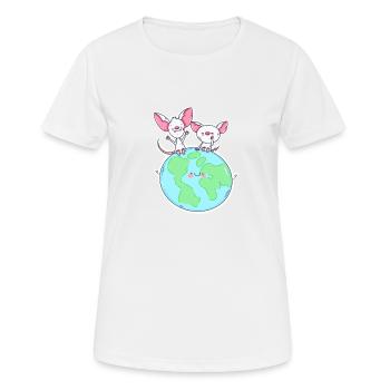 We are going to conquer the world! - Women's Breathable T-Shirt - white - Front - AI Model Female 172 dark (172cm)