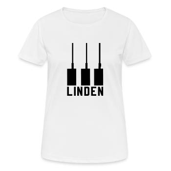 Linden Love Hannover Geschenk Drei Warmen Brüder - Frauen T-Shirt atmungsaktiv - Weiß - Vorne - AI Model Female 172 dark (172cm)