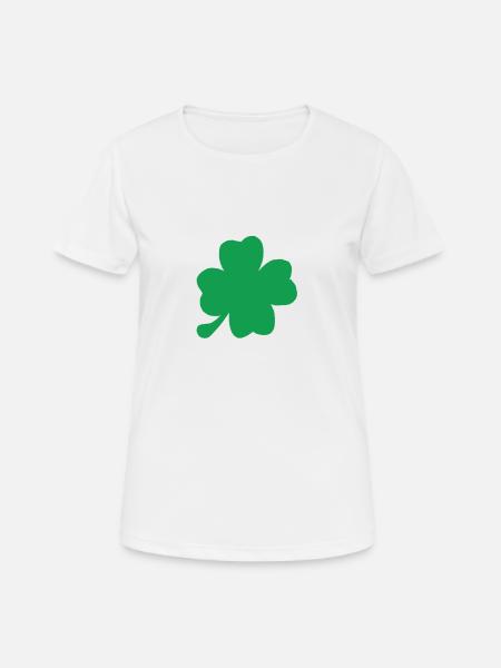 cloverleaf - Women's Breathable T-Shirt - white