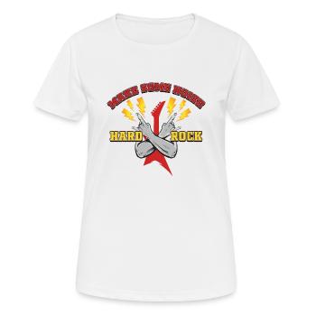 Hard rock - Women's Breathable T-Shirt - white - Front - AI Model Female 172 dark (172cm)