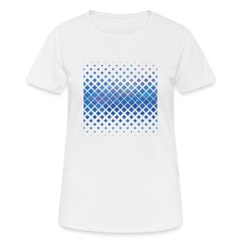 Muster - Frauen T-Shirt atmungsaktiv - Weiß - Vorne - AI Model Female 172 dark (172cm)