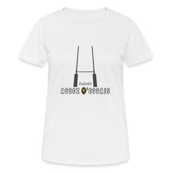 NEVER ENOUGH TESTS! - Word games - Women's Breathable T-Shirt - white - Front - AI Model Female 172 dark (172cm)