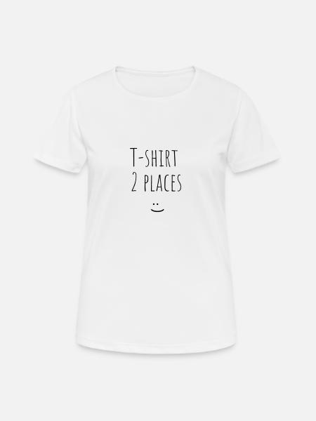 Annonce grossesse originale - T-shirt respirant Femme - blanc
