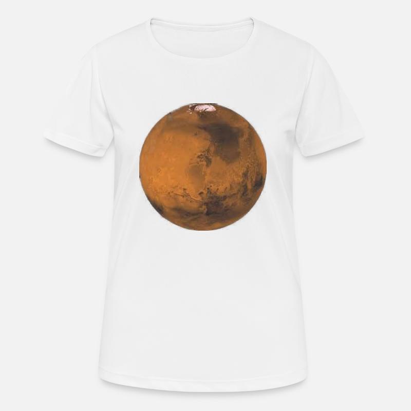 Mars - Women's Breathable T-Shirt - white