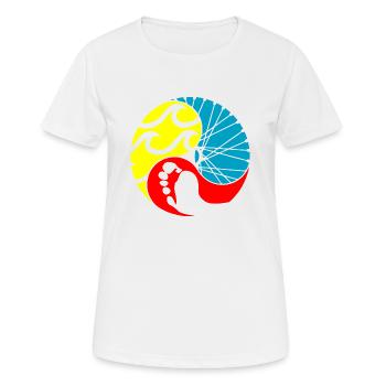 Triathlon - T-shirt respirant Femme - blanc - Devant - AI Model Female 172 dark (172cm)