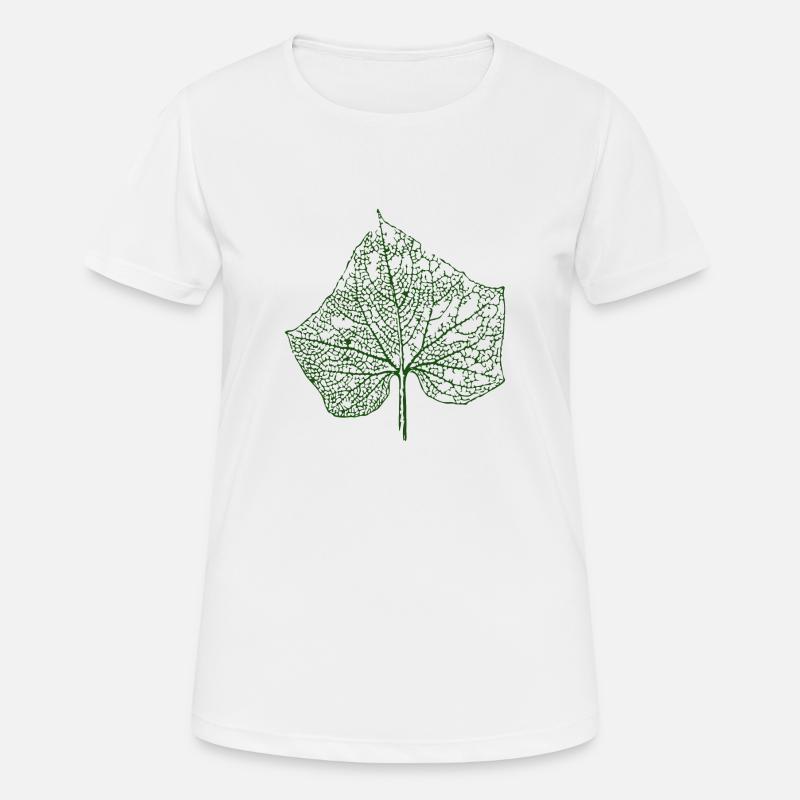 Leave - Women's Breathable T-Shirt - white