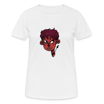 Little Demon - Women's Breathable T-Shirt - white - Front - AI Model Female 172 dark (172cm)