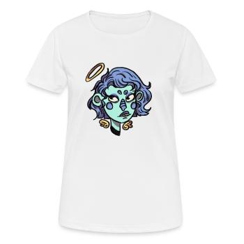 Angel - Women's Breathable T-Shirt - white - Front - AI Model Female 172 dark (172cm)