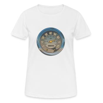 Motorcycle speedometer - Women's Breathable T-Shirt - white - Front - AI Model Female 172 dark (172cm)