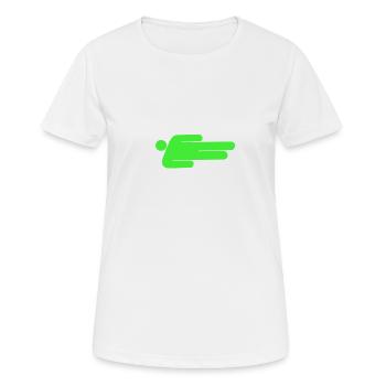 feu vert billie - T-shirt respirant Femme - blanc - Devant - AI Model Female 172 dark (172cm)