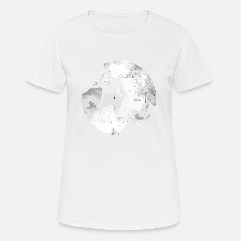 Bouldering climbing climbing - Women's Breathable T-Shirt - white