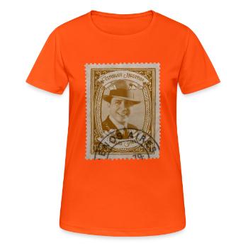 Estampa: Carlos Gardel 2 - Women's Breathable T-Shirt - neon orange - Front - AI Model Female 172 dark (172cm)