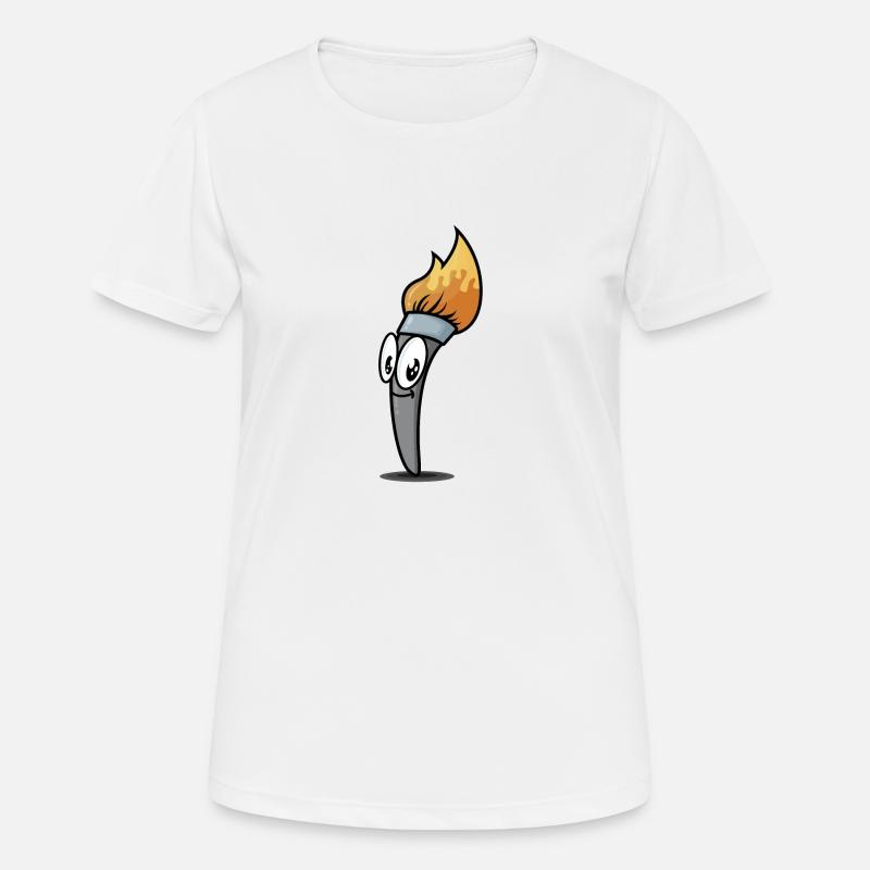 Cool brush - Women's Breathable T-Shirt - white