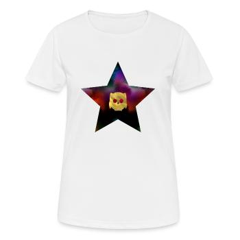 chouette d’or - T-shirt respirant Femme - blanc - Devant - AI Model Female 172 dark (172cm)