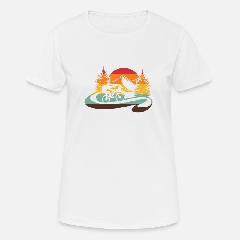 bicycle tour - Women's Breathable T-Shirt - white