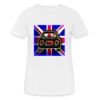 Union Jack Black Cab - Women's Breathable T-Shirt - white - Front - AI Model Female 172 dark (172cm)