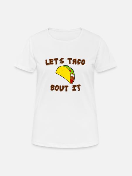 lustig - Dame T-shirt svedtransporterende - hvid