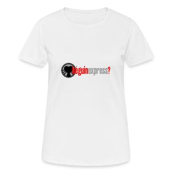 EXPRESS BEGINNEN? - Wortspiele - Francois Ville - Frauen T-Shirt atmungsaktiv - Weiß - Vorne - AI Model Female 172 dark (172cm)