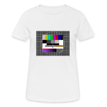 image test - T-shirt respirant Femme - blanc - Devant - AI Model Female 172 dark (172cm)