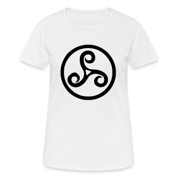 tribal - T-shirt respirant Femme - blanc - Devant - AI Model Female 172 dark (172cm)