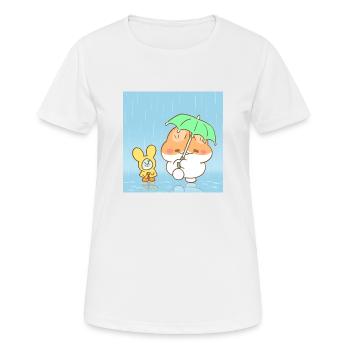 Japan Zeichnung - Frauen T-Shirt atmungsaktiv - Weiß - Vorne - AI Model Female 172 dark (172cm)