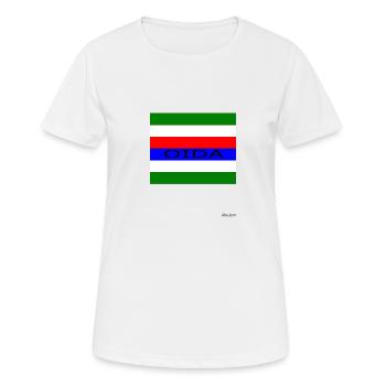 rapide - T-shirt respirant Femme - blanc - Devant - AI Model Female 172 dark (172cm)