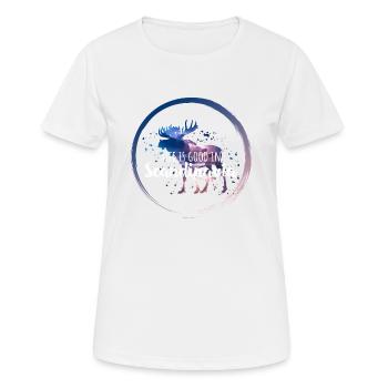 Scandinavie en disant - T-shirt respirant Femme - blanc - Devant - AI Model Female 172 dark (172cm)