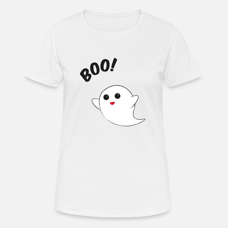 BOO!! - Women's Breathable T-Shirt - white