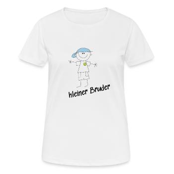 Kleiner Bruder - Frauen T-Shirt atmungsaktiv - Weiß - Vorne - AI Model Female 172 dark (172cm)