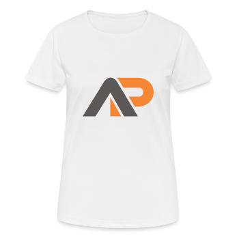 AP design - Women's Breathable T-Shirt - white - Front - AI Model Female 172 dark (172cm)