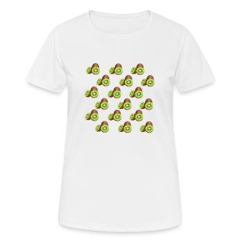 kiwi - T-shirt respirant Femme - blanc - Devant - AI Model Female 172 dark (172cm)